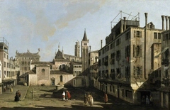 Campo San Stin, Venice by Bernardo Bellotto