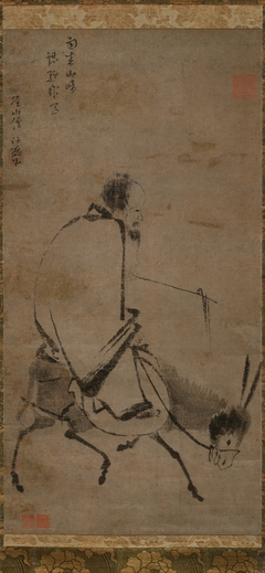 Chan master riding a mule by Anonymous