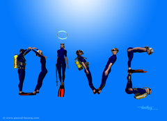 CHARACTERS DIVE - by Pascal by Pascal Lecocq