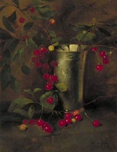 Cherries in a Tin Mug by Jan de Jong
