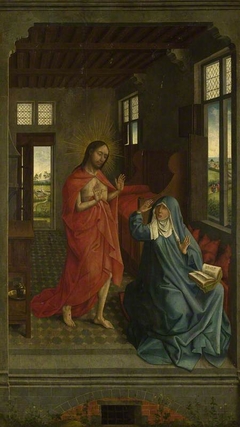 Christ appearing to the Virgin by a follower of Rogier van der Weyden