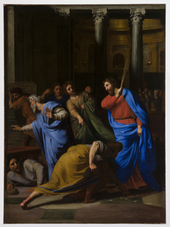 Christ Expelling the Money-Changers from the Temple by Nicolas Colombel