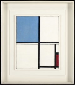 Composition with Blue and Red by Piet Mondrian