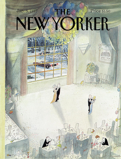 Cover Design for The New Yorker - January 5, 1987 by Jean-Jacques Sempe