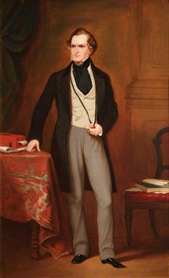 Edward Geoffrey Smith-Stanley, 14th Earl of Derby, KG, PC (1799-1869) (after Sir Francis Grant) by Jane Hawkins