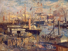 Embankment in Le Havre by Claude Monet