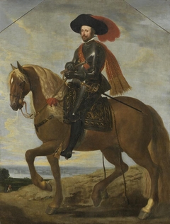 Equestrian portrait of Wolfgang Wilhelm von Pfalz-Neuburg by Deodat del Monte