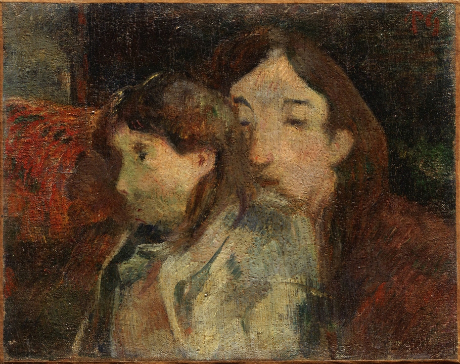 Figures in an Interior [formerly: Vision d' artiste OR Vison of the Artist: Self-Portrait with Son)