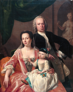 Francina Margaretha Sichterman, her husband Scato Gockinga and their eldest daughter Tateke Helena