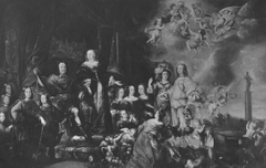 Fredrik III, 1597-1659, hertig av Holstein-Gottorp med familj