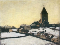 Gamle Aker Church by Edvard Munch
