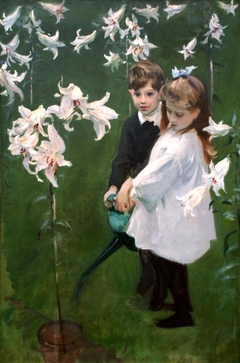Garden Study of the Vickers Children by John Singer Sargent