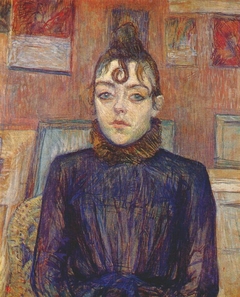 Girl with Lovelock by Henri de Toulouse-Lautrec