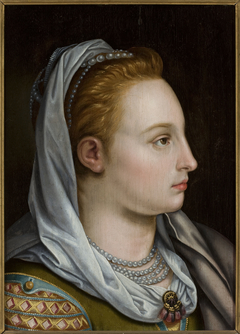 Head of a woman in profile