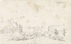 Het dorp Vuilendam bij Molenaarsgraaf in de Alblasserwaard by Cornelis Pronk