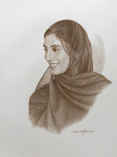 HH Shaikha Metha Bint Mohammed Al Maktoum by Masood Parvez