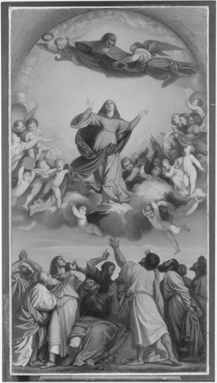 Himmelfahrt Mariae (nach Tizian) by Karl Friedrich Fries