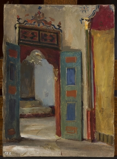 Interior of the khan’s palace in Bakhchisaray. From the journey to Crimea by Jan Ciągliński