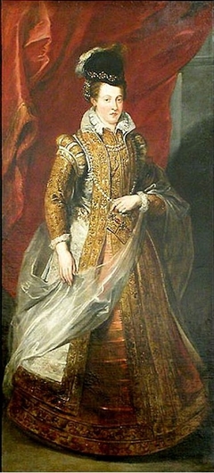 Jeanne d'Autriche, grande duchesse de Toscane, mère de Marie de Médicis by Peter Paul Rubens