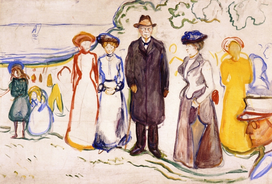 Jonas Lie with his Family by Edvard Munch | USEUM