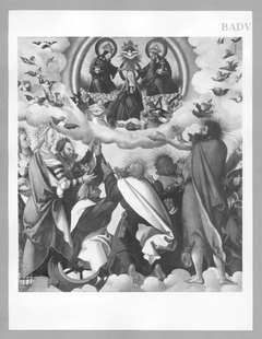 Krönung der heiligen Jungfrau (Himmelfahrt der Maria) by Jörg Breu the Elder