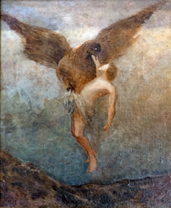 L'Enlèvement de Ganymède by Odilon Redon