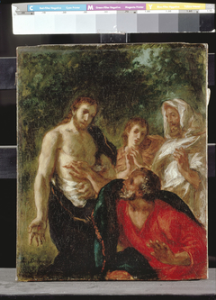 L'incrédulité de saint Thomas by Eugène Delacroix