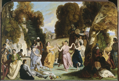 La danse des Muses by Louis Boulanger