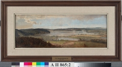 Lake Landscape, Study by Hjalmar Munsterhjelm