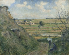Landscape, Bazincourt by Camille Pissarro