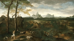 Landscape with a Herdsman and Goats