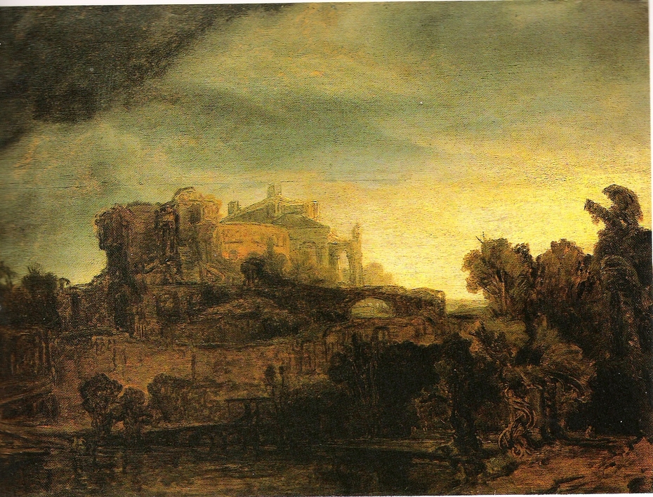 Landscape with castle