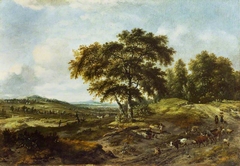 Landscape with Cattle by Jan Wijnants