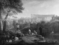 Landscape with the Colosseum and the Arch of Constantine by Jan Frans van Bloemen