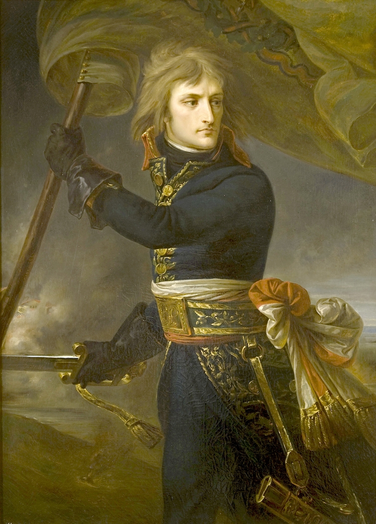 Le général Bonaparte sur le pont d’Arcole, 17 novembre 1796