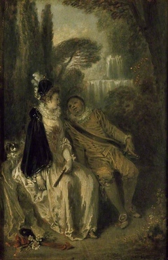 Le Repos gracieux by Antoine Watteau