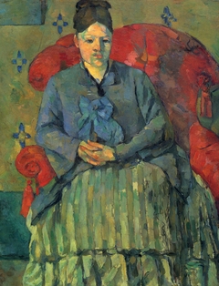 Madame Cézanne in a Red Armchair by Paul Cézanne