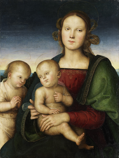 Madonna and Child with the Infant St. John by Pietro Perugino
