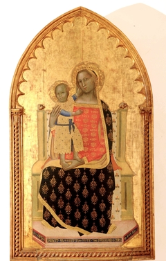 Madonna in trono con il Bambino by Allegretto Nuzi