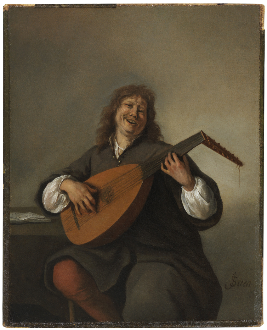 Man playing the lute