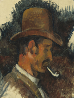 Man with Pipe by Paul Cézanne