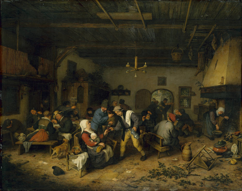 Men and Women at a Country Inn