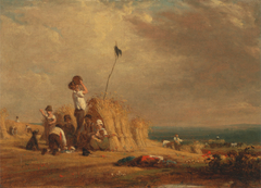 Mid-Day Rest, Harvest by William Frederick Witherington