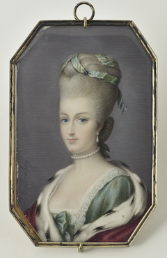 Miniature of Marie Antoinette by Jean-Baptiste Isabey