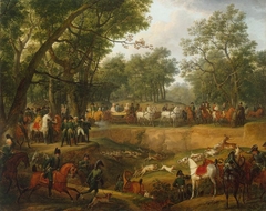 Napoleon on a Hunt in the Forest of Compiegne by Carle Vernet