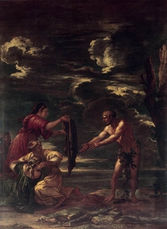 Odysseus and Nausicaa (Ulysses and Nausicaa) by Salvator Rosa
