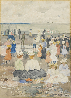On the Beach by Maurice Prendergast