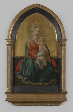 Paneelschildering "Madonna met kind" op hout door Domenico di Michelino, circa 1450, Florence by Domenico di Michelino
