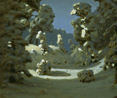 Patches of Sunlight on Hoarfrost by Arkhip Kuindzhi