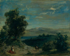 Paysage du Maroc by Eugène Delacroix